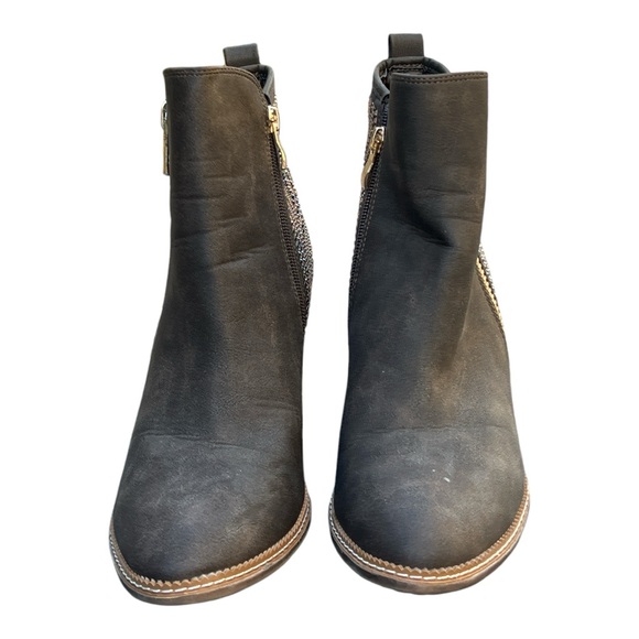 Rhinestone Western Style Ankle Booties by Boutique By Corkeys - Picture 5 of 11